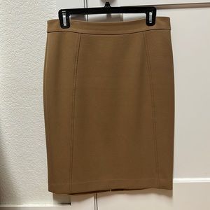 Saddle/Camel colored pencil skirt